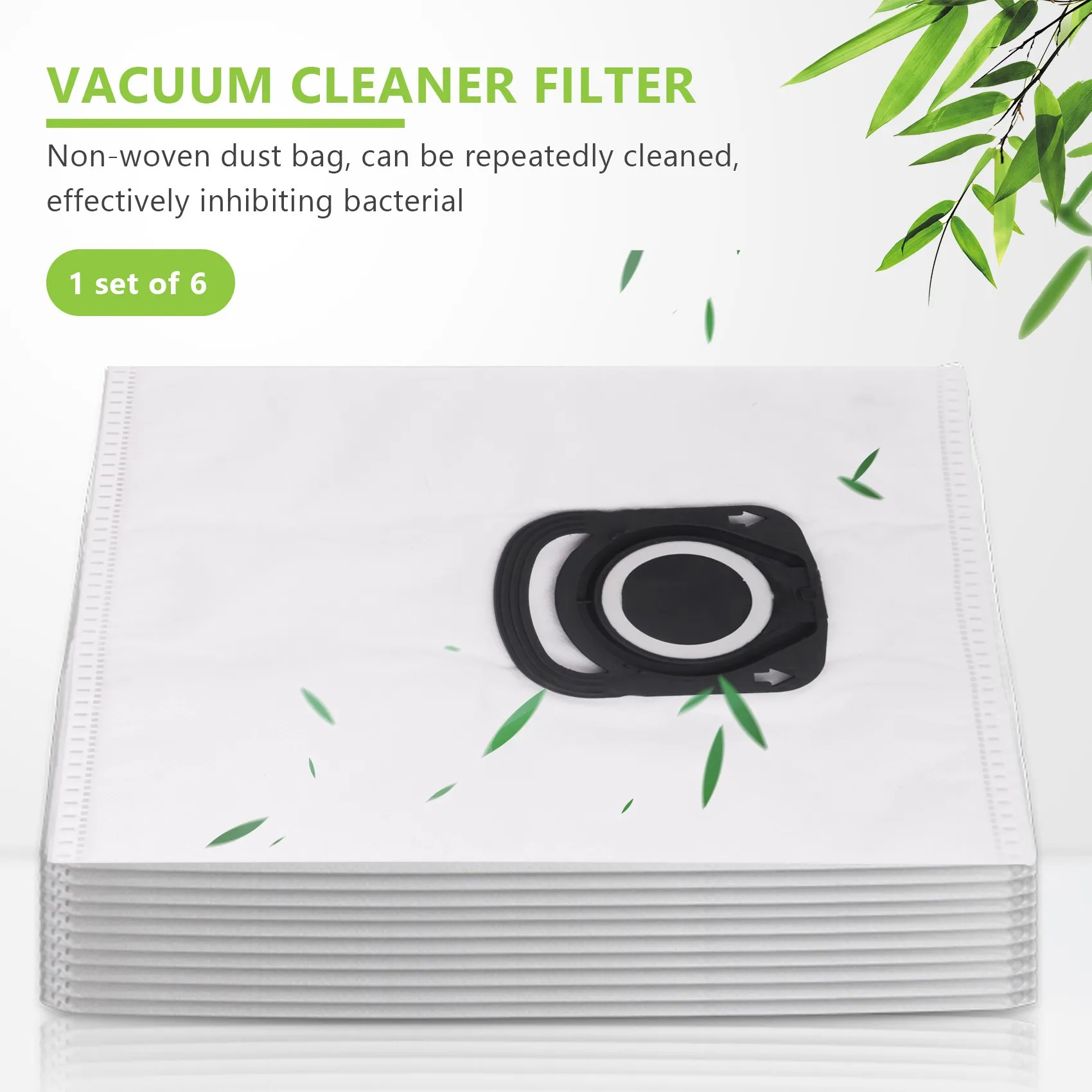 ABRG 6 قطع أكياس غبار لروينتا سيلينس فورس 4A ZR 200540   RO64Xx فلتر المكنسة الكهربائية Bolsa de Basura Parkside BPfire