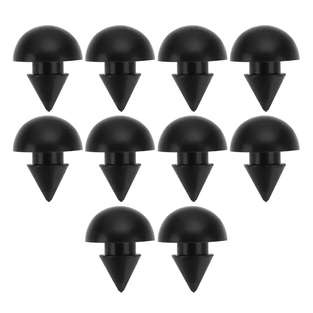 

10PCS For Thetford Glass Lid Rubber Bump Stop Caravan Motorhome Camper Cookware Wear-Resistant RV Accessories Black