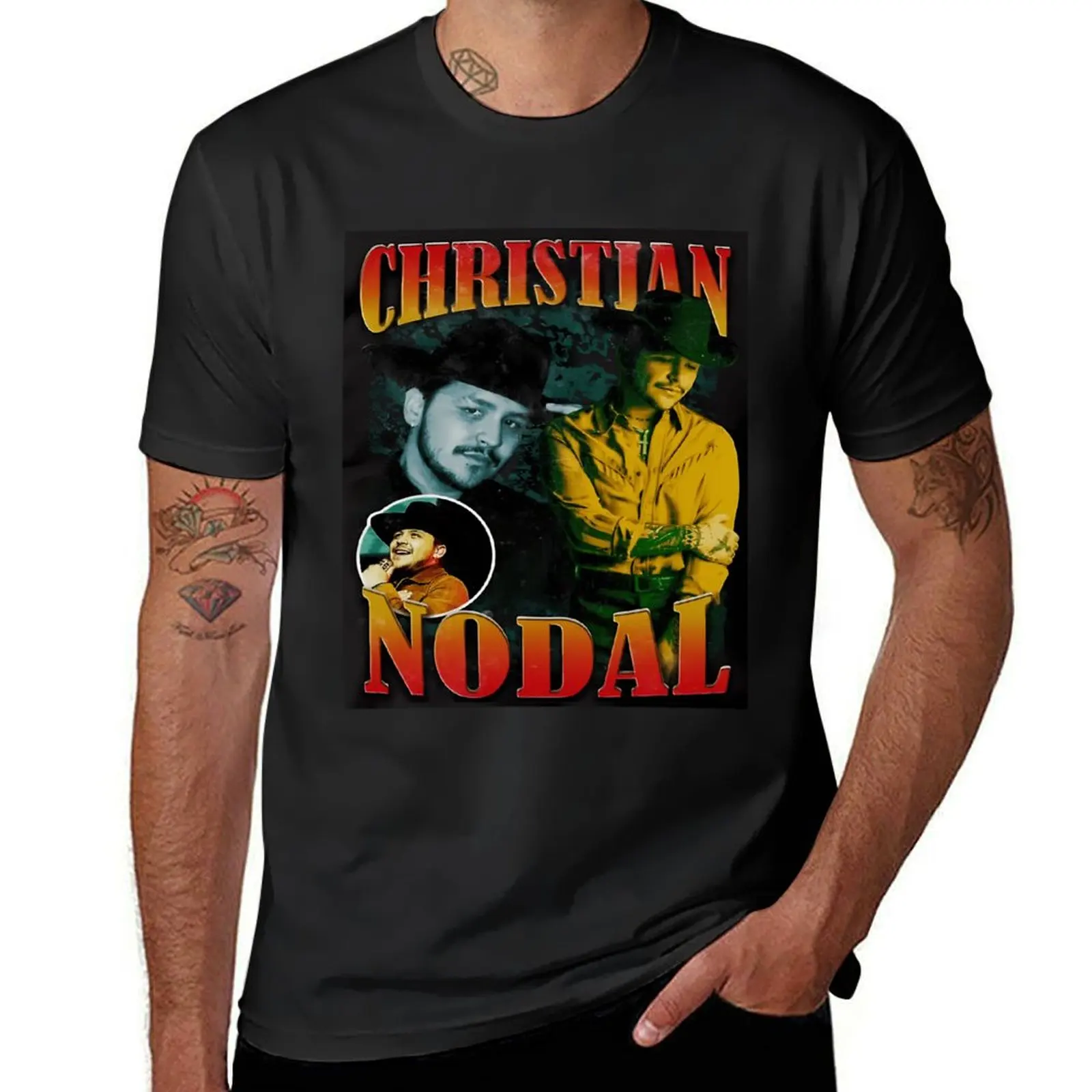 

Christian Nodal T-Shirt kawaii clothes oversized T-shirt men