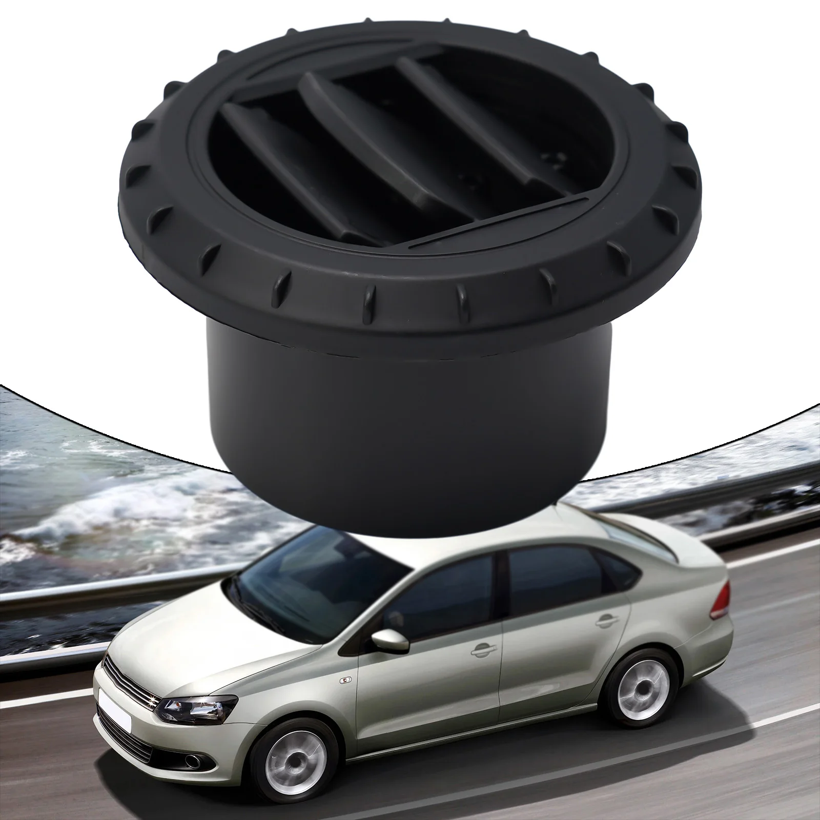 

1 Pcs Car 75mm Diesel Heater Duct Hose Pipe Air Vent Outlet Rotatable Black Automotive Plastic Pipe Accessories