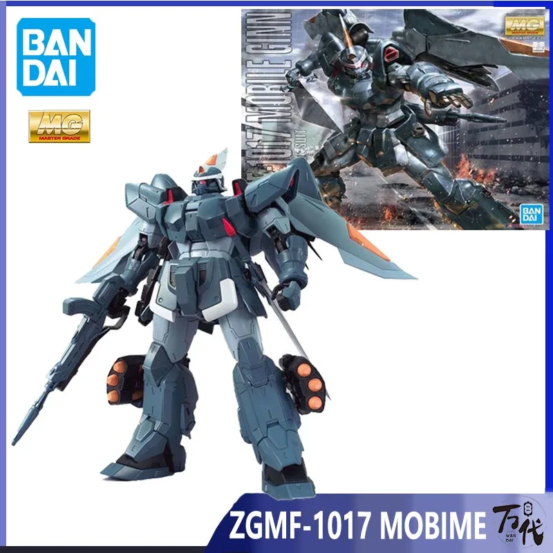 

BANDAI GUNDAM MOBIME MG GINN 1/100 ZGMF-1017 Action Toy Figures Assembly Plastic Model Kit Anime Christmas Gifts