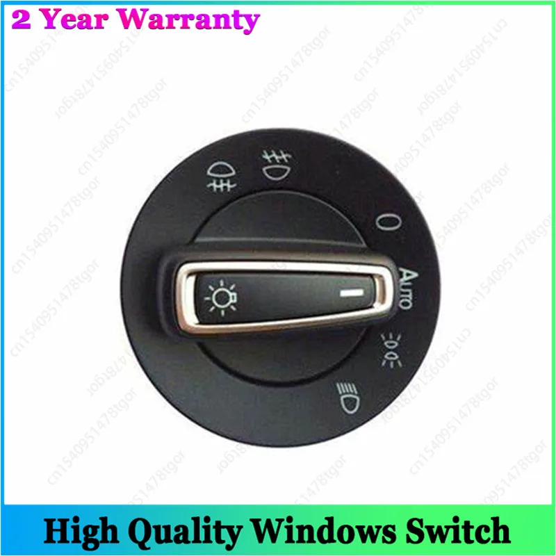 

New Chrome Auto Headlight Switch Head Light Fog Lamp For VW Golf MK7 for Skoda Octavia 2015 2016 Superb 2016 2017