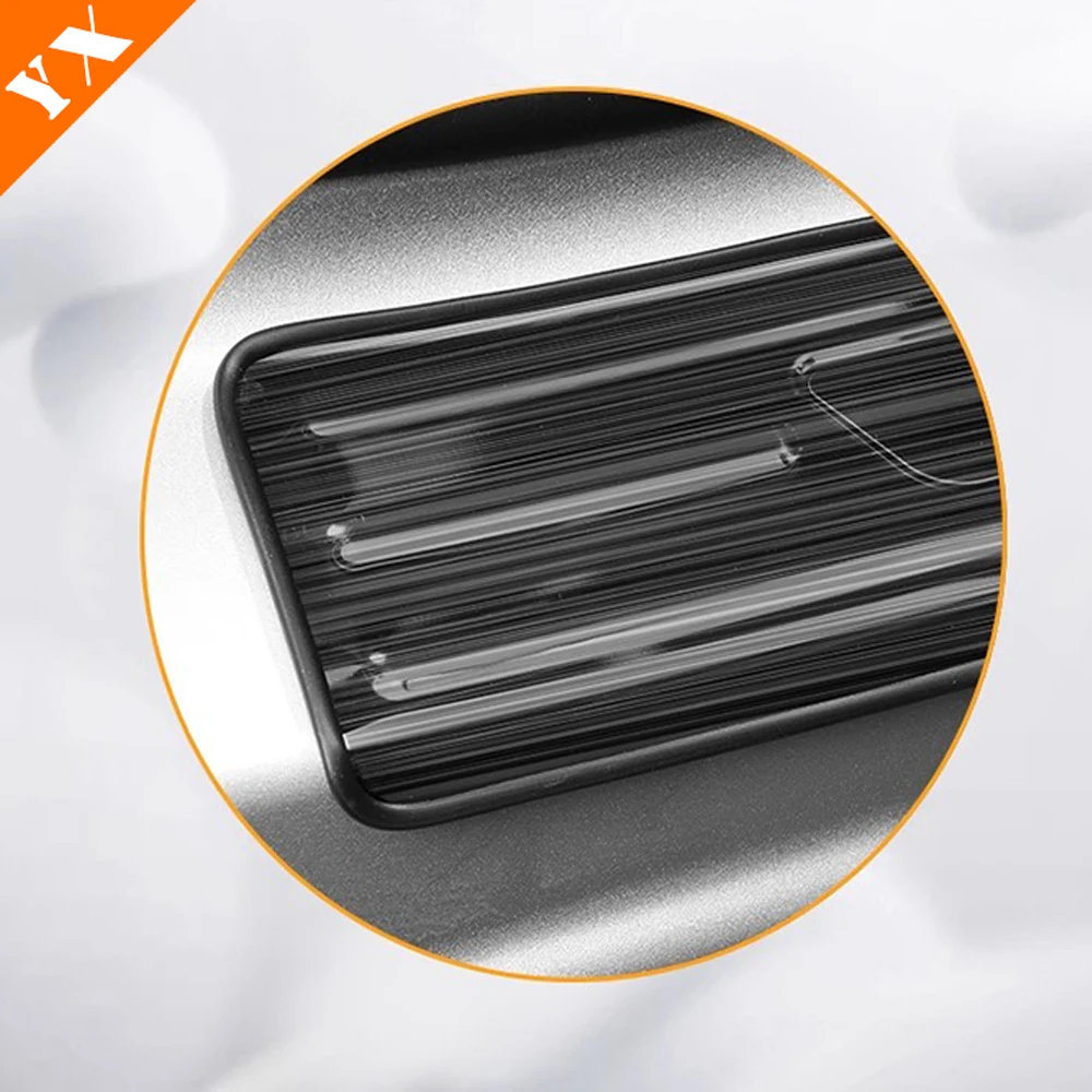 For Geely Boyue L 2023-2024 Accessories Auto Decoration Stainless Interior Door Sill Scuff Plate Welcome Pedal Styling Sticker