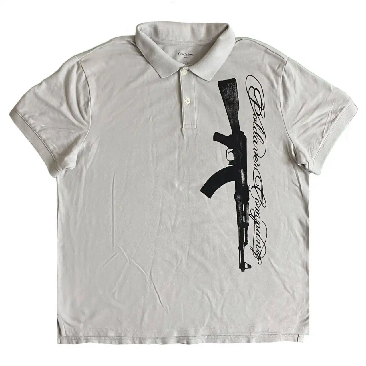 Minimalistisches und Modisches Hip-Hop Y2K Print Polo-Shirt Herren-Polo Sommer Buchstaben-Bedrucktes T-Shirt Amerika Retro Street