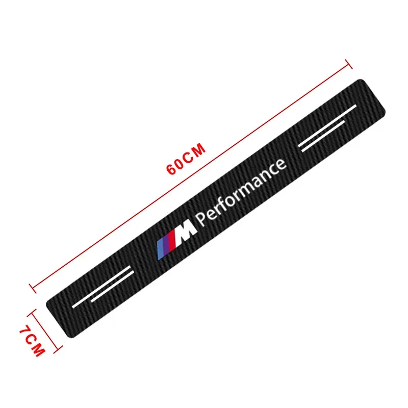 Trunk Door Threshold Sill Stickers Entry Pedal Water Pooring Suffer Anti Kick Strips Protector for BMW M E90 E60 F10 F30 E46 X3