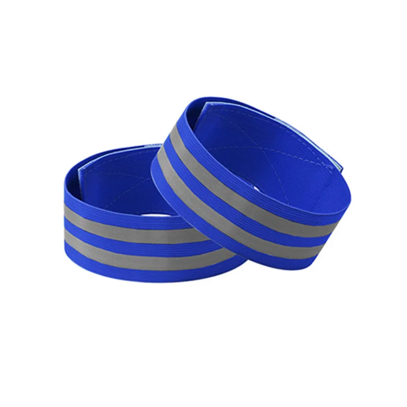 4/5Cm Reflecterende Bands Night Veiligheid Elastische Reflector Tape Bandjes Armband Polsband Enkel Been Bandjes Voor Buitenshuis Running fietsen