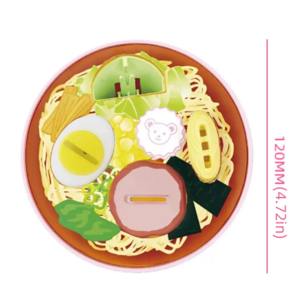 Regalo di Compleanno: Set Gioco Cucina con Ramen Simulato per l'Educazione Precoce, Gioco di Ruolo Cartone Animato, Regali per Bambine
