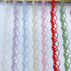 9 Colors Embroidered Lace Webbing Clavicle Chain Lolita Cuff Accessories Lace for Diy White Lace Black Lace Pink Ribbon Trim New