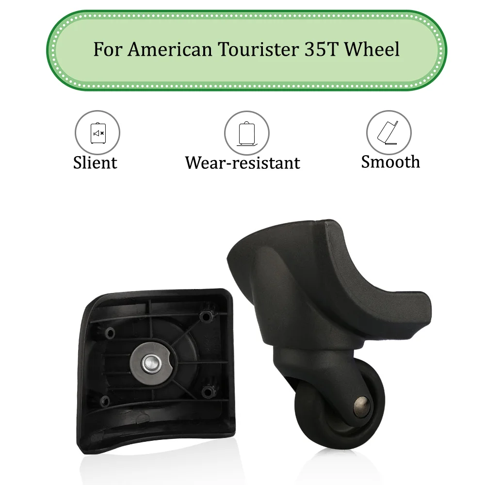 

For American Tourister 35T Universal Wheel Replacement Suitcase Silent Smooth Shock Absorbing Durable Accessories Wheels