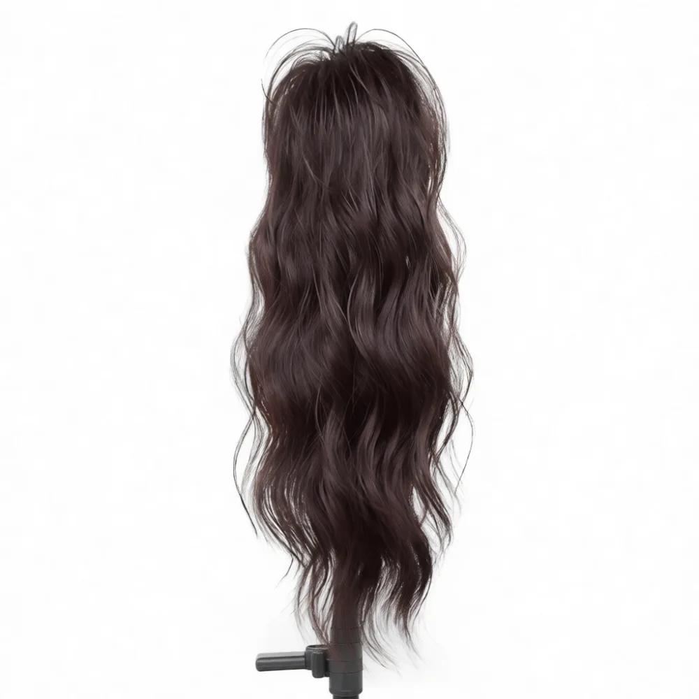 Mermaid Curly Claw Clip Ponytail Hair Extension Synthetic Wavy Hairpiece Volumizing High Updo Natural Looking Hair Styling
