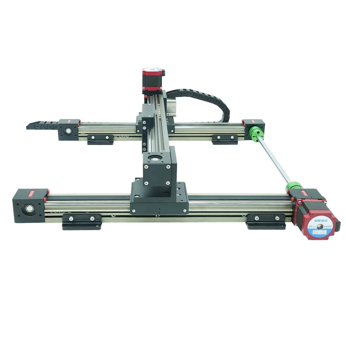 Gantry High Speed Low Noise Guide Double Rail Belt Drive Precision  Linear Stage Actuator