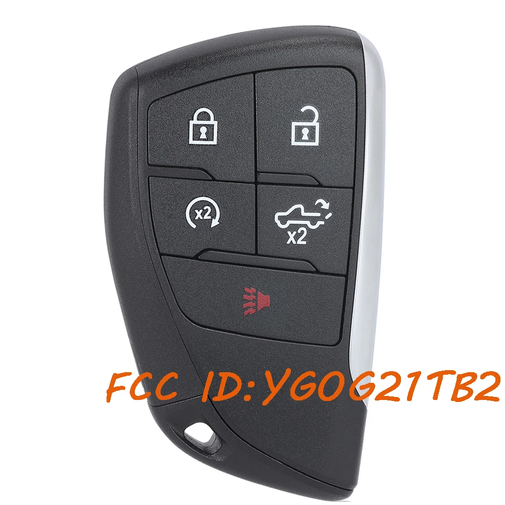 

KEYECU YG0G21TB2 HUFGM2718 для Chevrolet Silverado для GMC Sierra 1500 2500 3500 2022 2023 2024 13548437 Умный дистанционный брелок