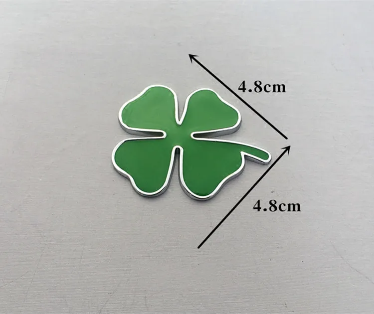 1 PCS 3D Metal Car Decoration Stickers Four-Leaf Clover Emblem Badge Decals For Alfa Romeo   Car Accessories