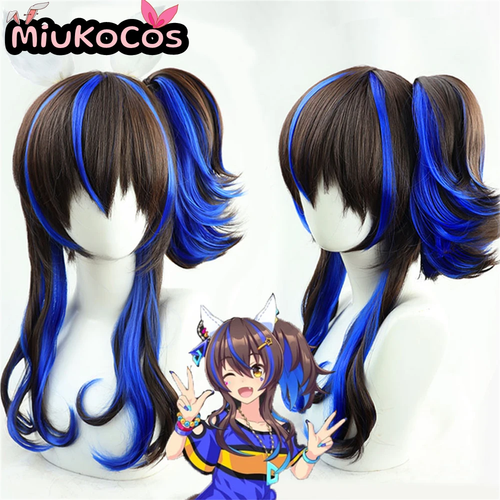 

IN STOCK ダイタクヘリオス Daitaku Helios Cosplay Wig With Ears and Tail MiukoCosplay Game Umamusume:Pretty Derby Cosplay