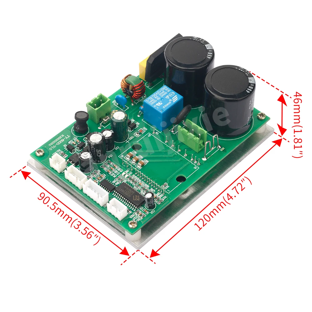Imagem -04 - Kit de Motor dc sem Escova com Display Digital Painel de Controlo Principal Torno Power Drive Board 800w e 550w 220v Cj0618