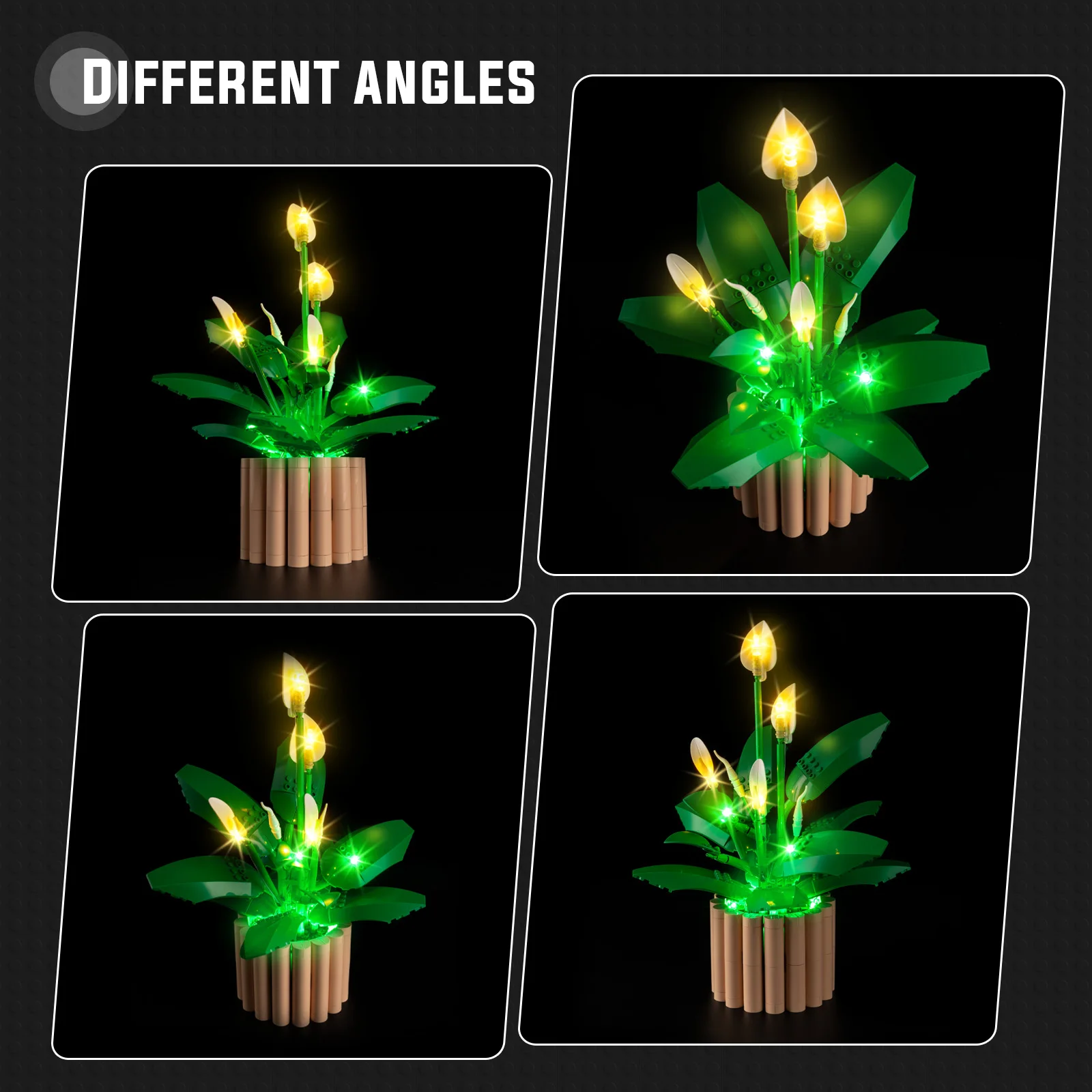 

Комплект светодиодных ламп для LEGO Peace Lily # 11504 Детали для сборки с подсветкой: Ботаническая коллекция (модельные блоки не входят в комплект)