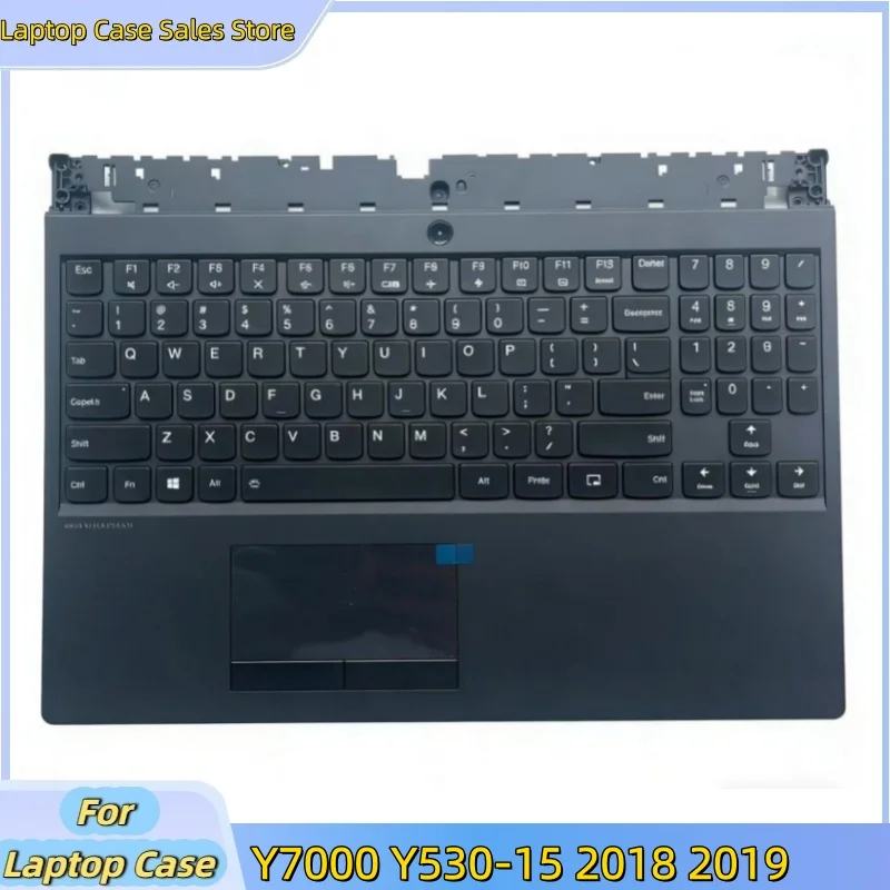 

Новый чехол для ноутбука Y7000 Y530-15 2018 2019, верхний корпус, чехол для подставки для рук, рамка KB, клавиатура с подсветкой
