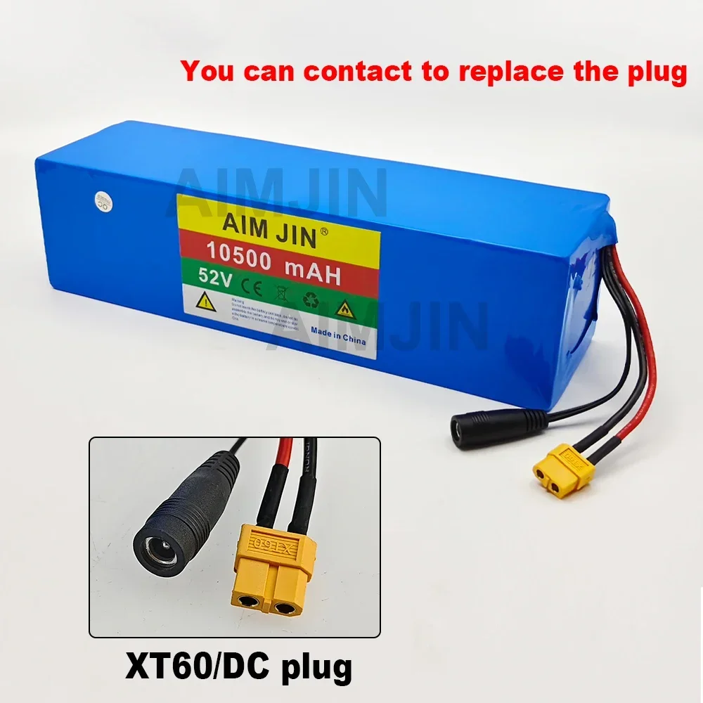 

52V battery 18650 Lithium ion 10500mAH with BMS,14S3P battery pack，For various electronic devices and transportation equipment