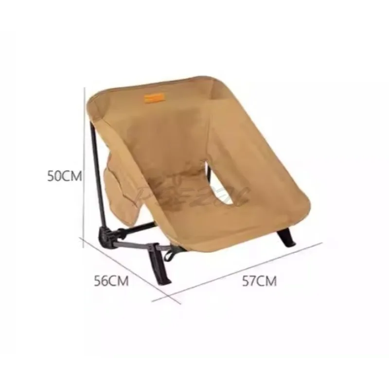 في الهواء الطلق المحمولة شاطئ التخييم الفن رسم كرسي قابل للطي كرسي صالة محمول كرسي القمر #2