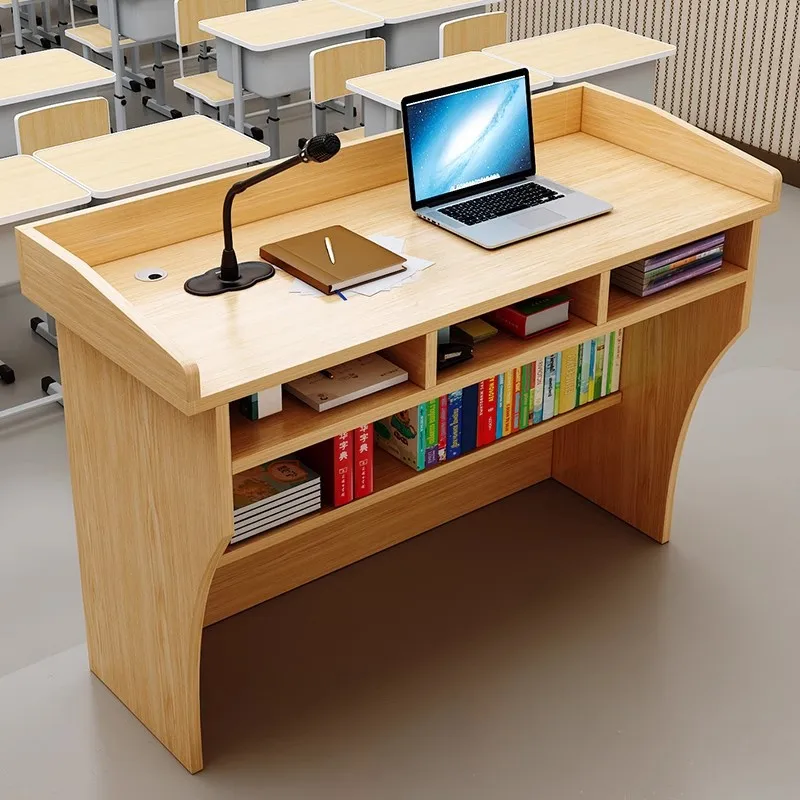 Lecture Table Classroom Table Platform Small Lecture Table Training School Conference Room Multimedia