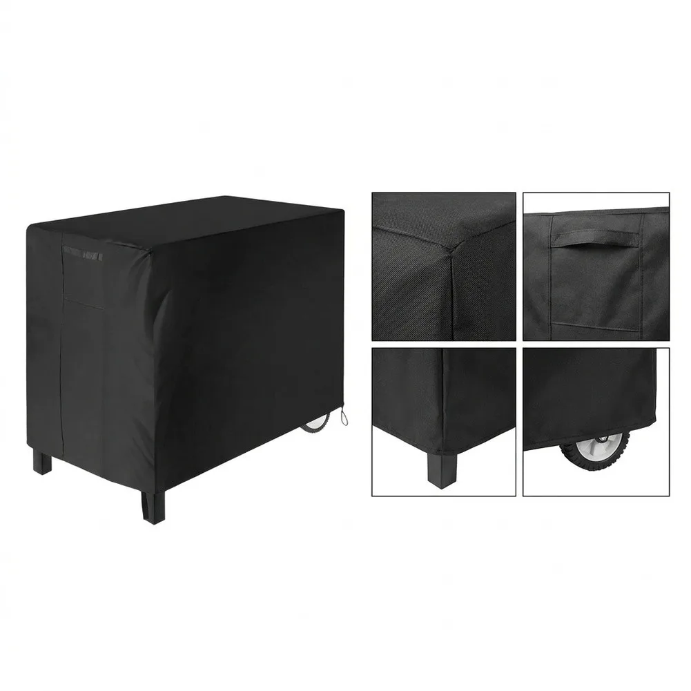 210D Outdoor Mobile Food Cart Cover For Weather Protection 102 X 61 X 81 Cm Gray Or Black Dust And Rain Shield