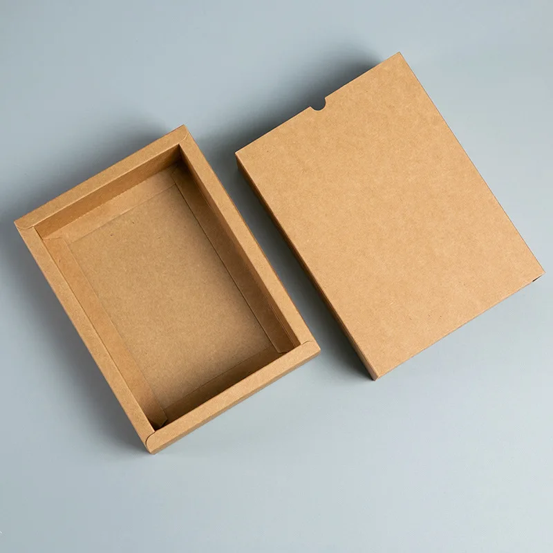 Custom White Cardboard Box Customization Small Batch Customization Box Black Card Packaging Box Printing Kraft Paper Drawer