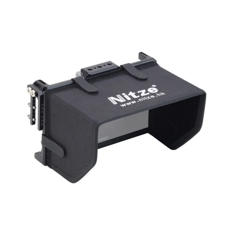 NITZE MONITOR CAGE WITH SUNHOOD FOR FEELWORLD LUT6 / LUT6S 6" - JTP2-LUT6S