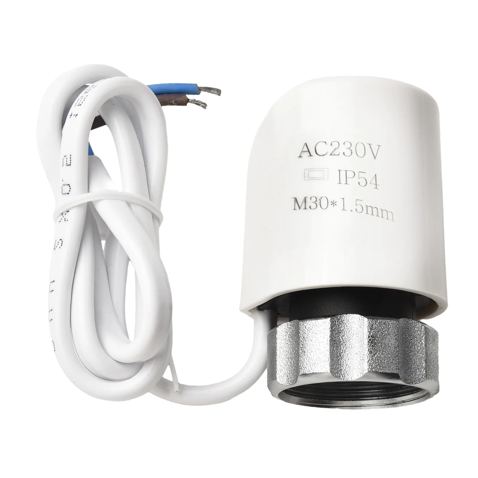 New Practical Actuator Water Collector M30*1.5mm PC Material White 110N 3-5 Minutes AC230V Electrothermal Actuator