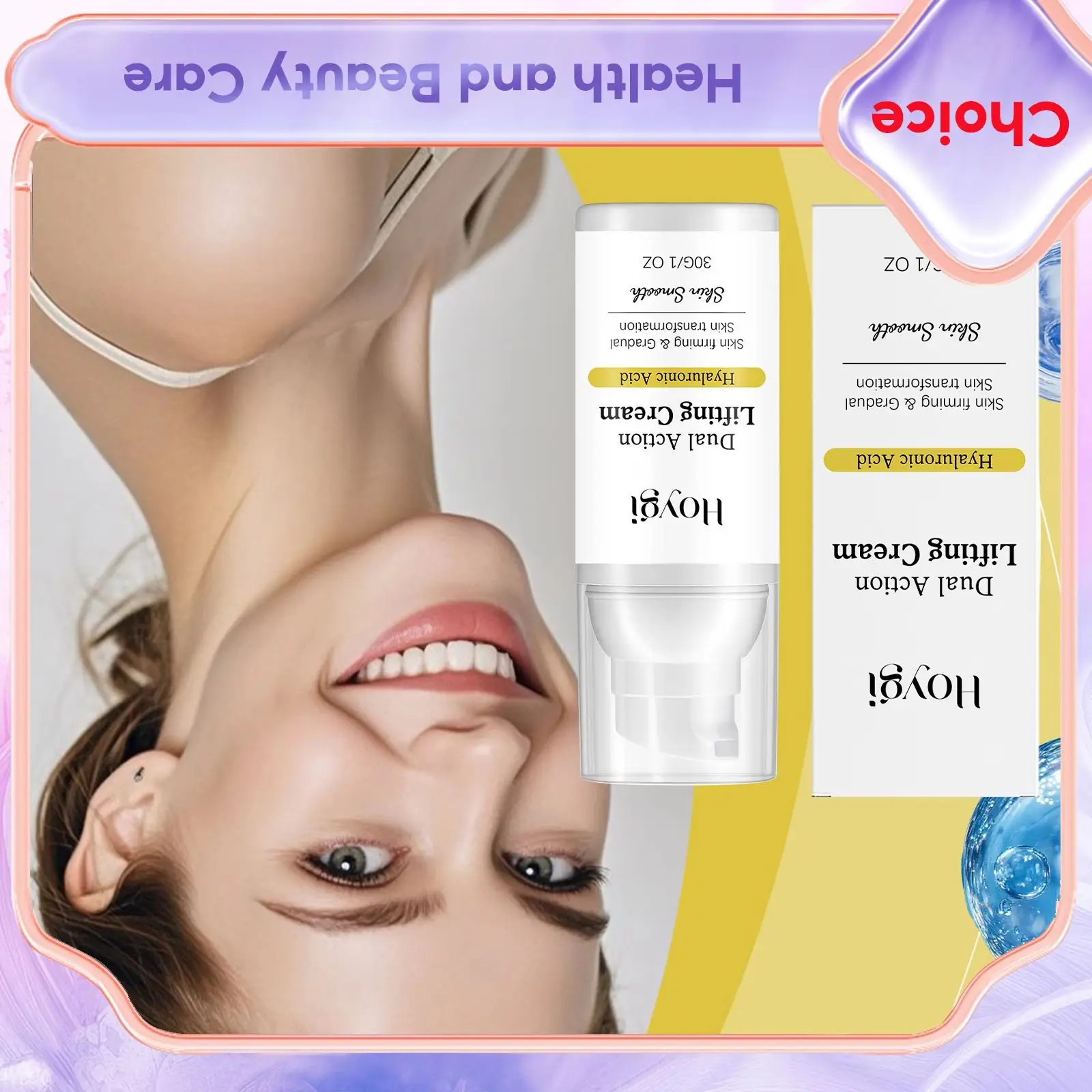 

Dual Lifting Cream Hyaluronic Acid Deeply Moisturing Firming Smooth Delicates Skin Quick Absorption Skin-Friendly Facial Lotions