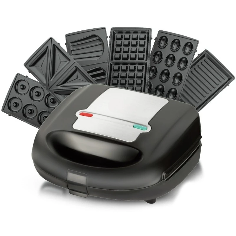 

Multifunctional Removable Plate 6 in 1 Waffle Maker Panini Electric Sandwich Maker