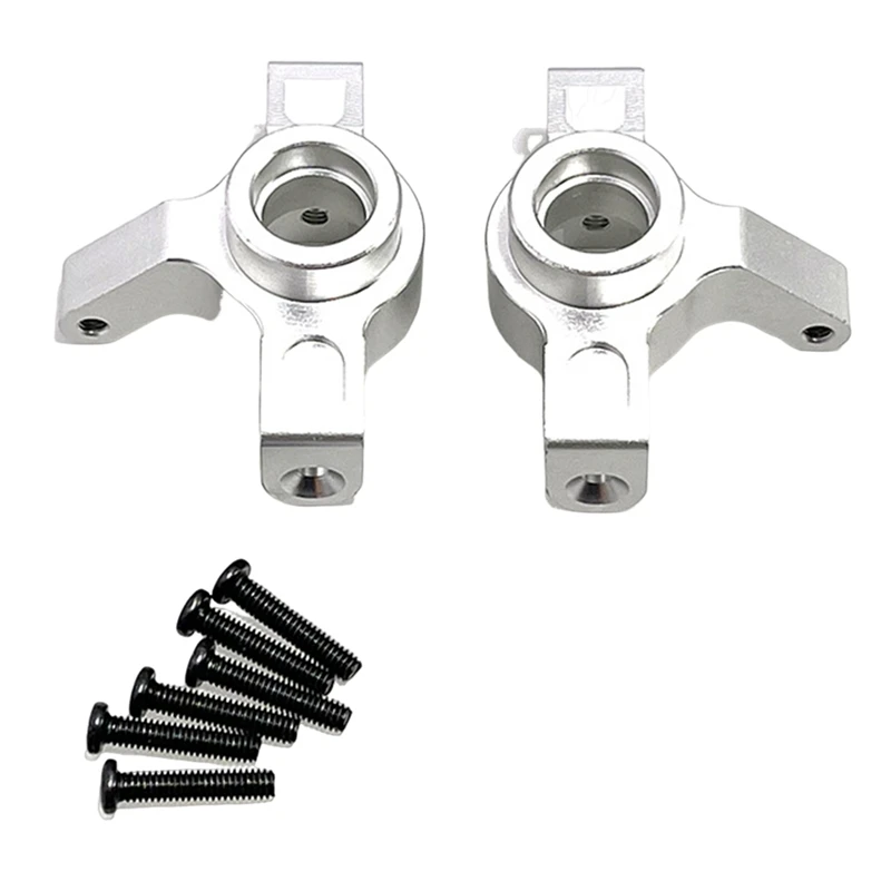 แขนพวงมาลัยชุดสําหรับ MJX 1/14 14301 14302 RC รถโลหะอะไหล่อัพเกรดชุดพวงมาลัยเงินทนทานใช้งานง่าย