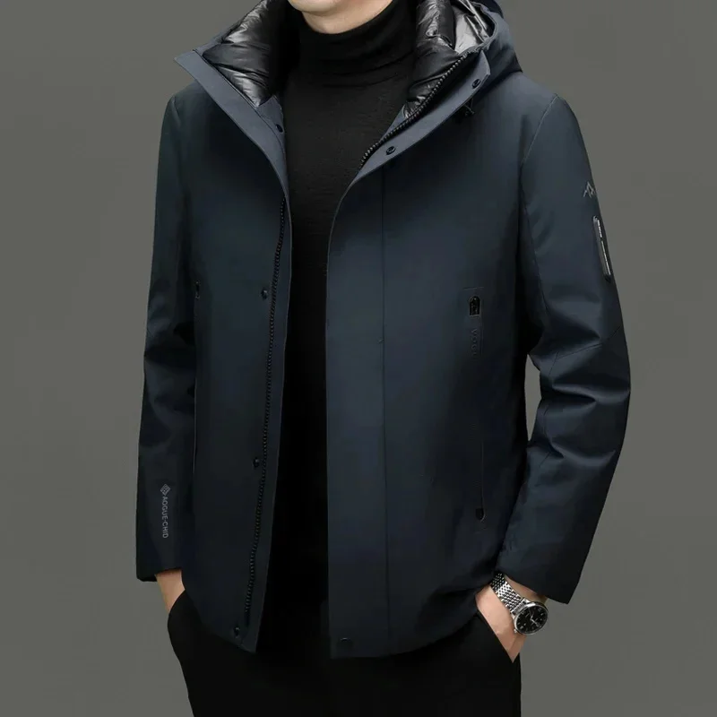 Ultralight Down Jacket Men Duck Padding Male Winter Brand Men\'s Man Coats Hooded s Casual Sack