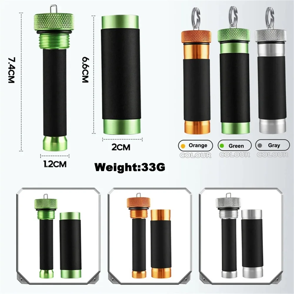 أداة ربط خط الصيد من الألومنيوم شديدة التحمل، أداة ربط خطاف الصيد المقاومة للصدأ مع حلقة معدنية للأنجلين في الهواء الطلق