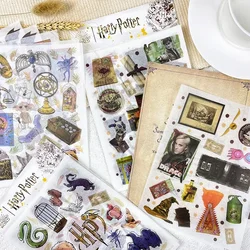 6pcs/set Harries Potters Cute Sticker Creative Personality Movie Figure Hermione Granger Cartoons Magic Stickers Children Gifts