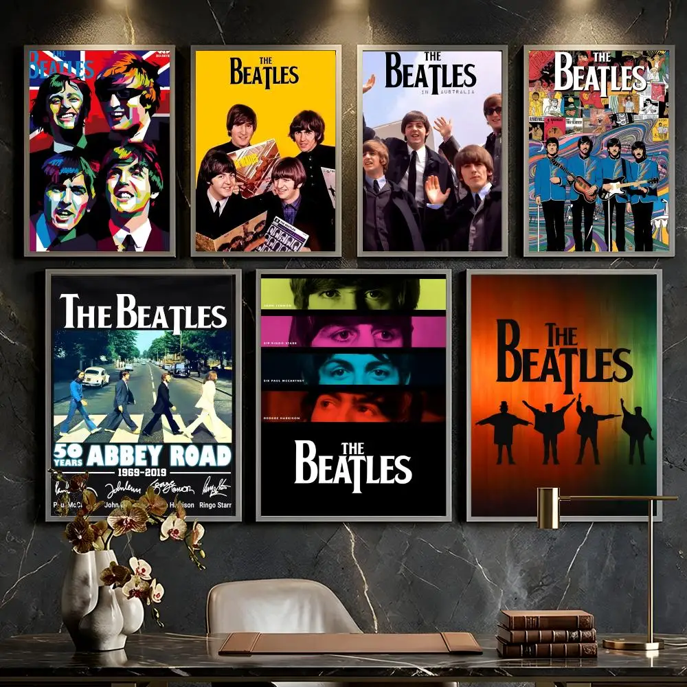 The Beatles Poster --HD-- Self-Adhesive Waterproof High-Toughness Universal Wall Decor