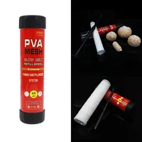 1PC 5m Fishing PVA Mesh Net Bait Bag Water Soluble Fishing Mesh Feeder With Tool Fishing PVA Mesh Tackle Accessories