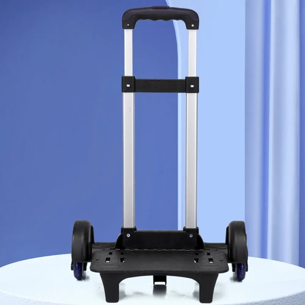 Portable 2 Wheel Luggage Travel Hand Cart Student Backpack Pet Bag Pullling Rod Carrier Trolley Rack
