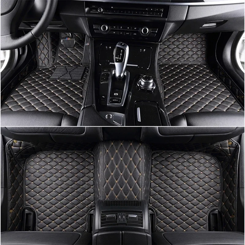 Car Floor Mats Flash Mat Leather Custom Foot Pads Automobile Carpet Car Cover For Dodge Charger 2014 2015 2016 2017 2018