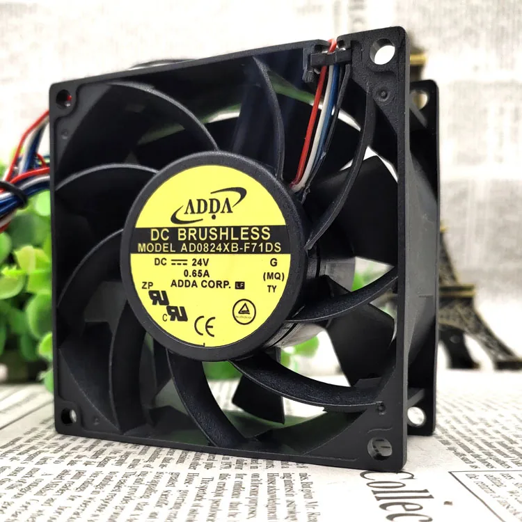 

ORIGINAL AD0824XB-F71DS 8038 24V 0.65A 8CM COOLING FAN