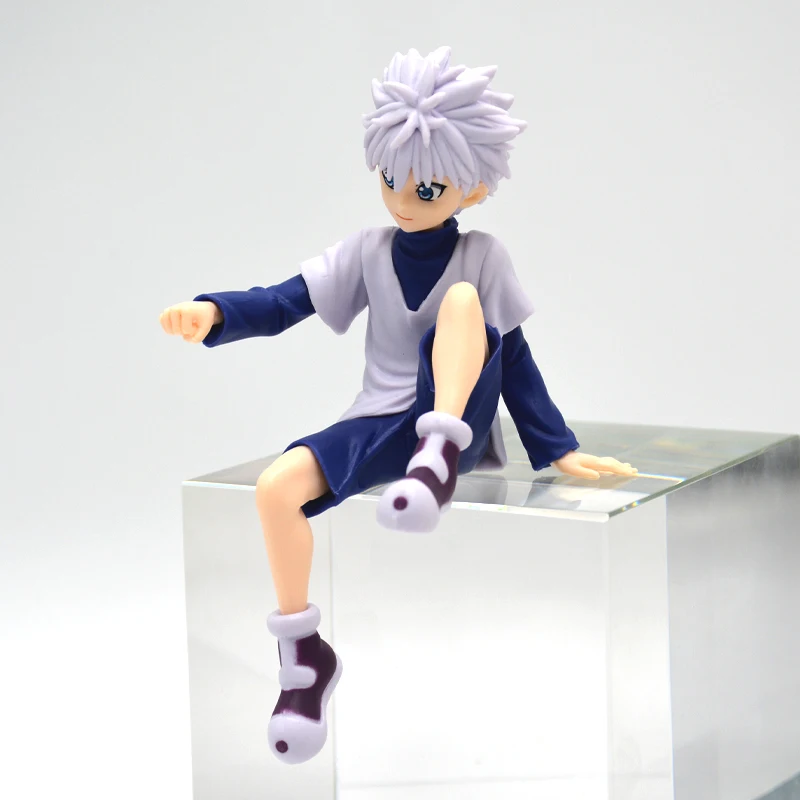 Hunter x Hunter Anime Action Figure, Gon Freecss, Alluka Zoldyck, Chrollo Lucilfer, Estatueta Kurapika, Brinquedos modelo, Presente, 13cm