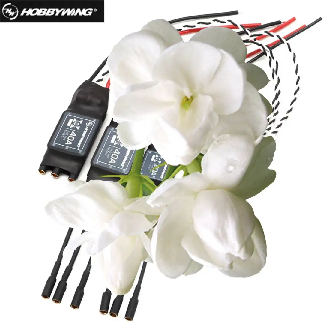 Hobbywing XRotor Brushless ESC 2-6S 10A 15A 20A 40A SimonK No BEC High Refresh for 4-Axis 6-Axis Multi-Axis Electric Adjustment
