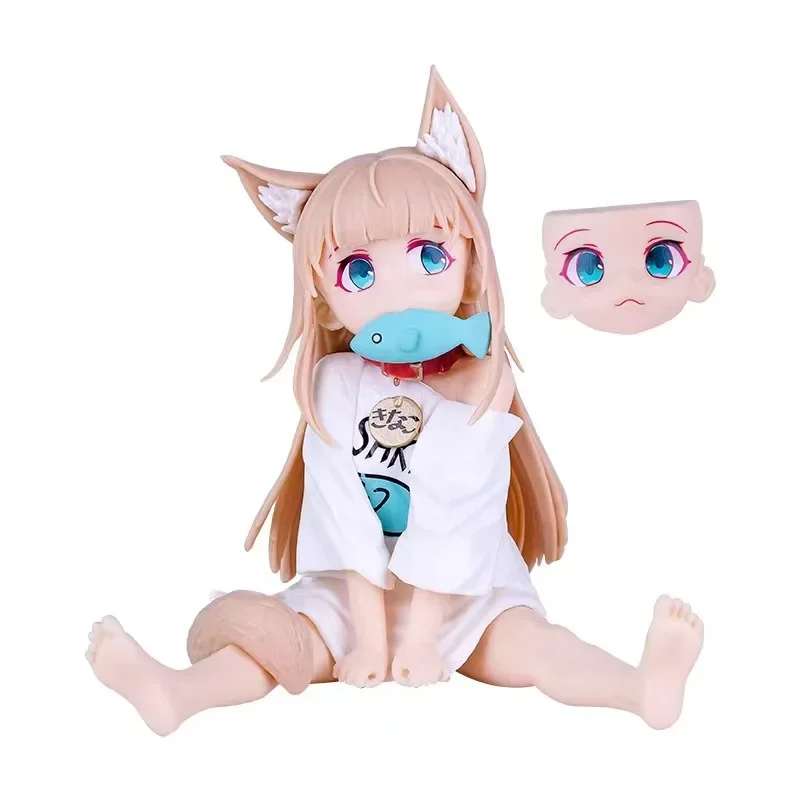 Anime figure Soy bean powder cat lady Pretty girl Model ornament figure