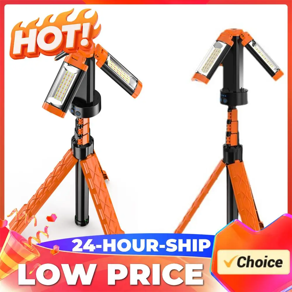 

Складной кемпинговый фонарь LED, многофункциональный перезаряжаемый рабочий фонарь с телескопической подставкой для приключений и рыбалки