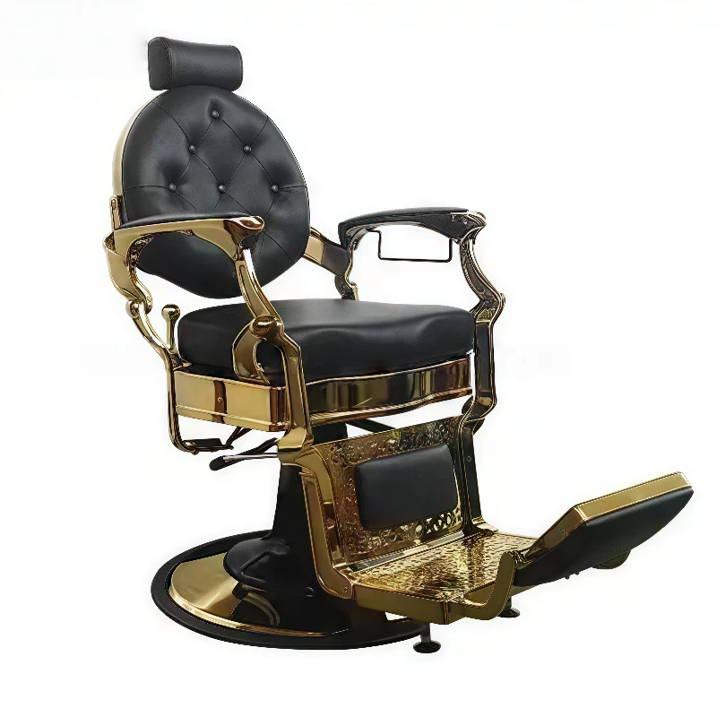 

Customizable Barber Chair Salon Trolley Bar Cart Ergonomic Durable Hydraulic Lift Design Barberchair Beauty Salon Furniture
