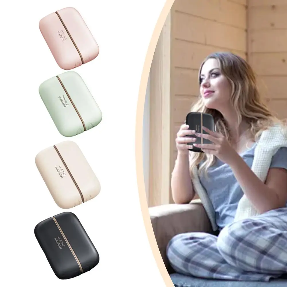 Calentador de calefacción seguro Calentador de bolsillo en invierno Calentador de manos recargable magnético 2 en 1 Calentador de manos seguro de temperatura constante