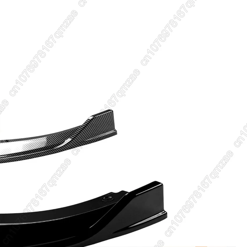 Front Bumper Splitter Lip For Audi A3 8V Facelift Standard Edition 2016-2020 3PCS Car Spoiler Front Lip Guard Protector Cover