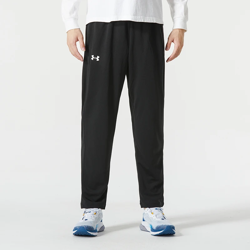 

Мужские длинные брюки Under Armour, трикотажные прямые брюки, простые длинные брюки для фитнеса, бега, тренировок, спортивные брюки 23600703-001