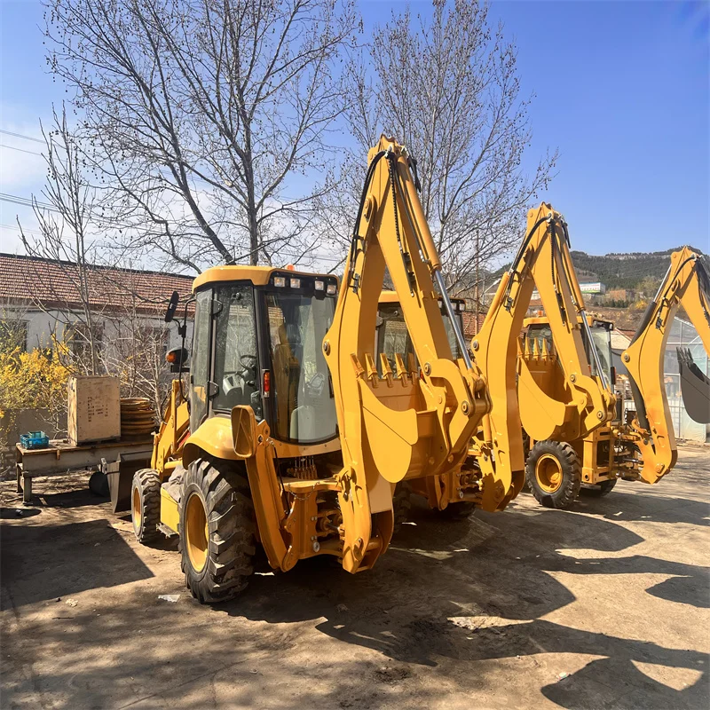 SYNBON 4 Wheel 8Ton Tractor With Front End Loader Backhoe Loader