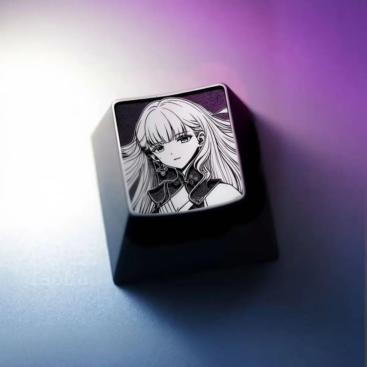 Anime Keycaps ESC 1U Cherry Profile Keycaps Custom Keycaps for Mechanical Keyboard Caps DIY Metal Key Caps Gifts JX-03 keycap