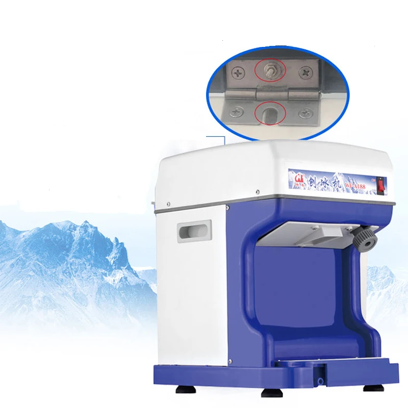 Electric Ice Crusher for Shaved Ice High-Yield Commercial Small Innovative Product for Food Service